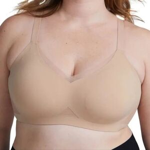 HONEYLOVE CROSSOVER WIRELESS BRA SAND SIZE 2X WL94